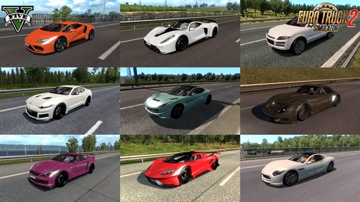 ETS2 – GTA V Trafik Paketi V2.4 (1.36.x)