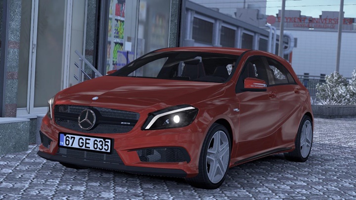 ETS2 – Mercedes-Benz A45 V1R30 Araba Yaması (1.37.x)