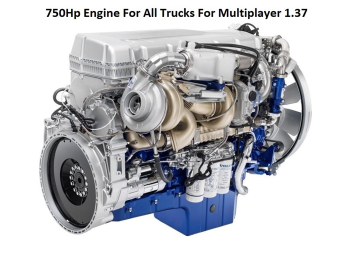 ETS2 – 750 HP Motor Yaması (1.37.x)