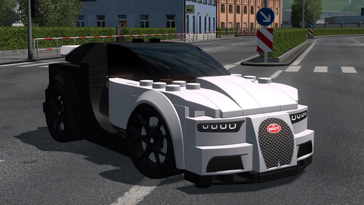 ETS2 – Bugatti Chiron Lego Araba Modu (1.37.x)