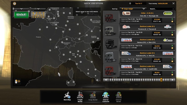 ETS2 – Daf 95 (Hızlı İş) Eklenti Modu