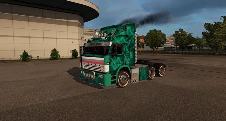 ETS2 – Kamaz 54115 Turbo V8 (1.37.x)