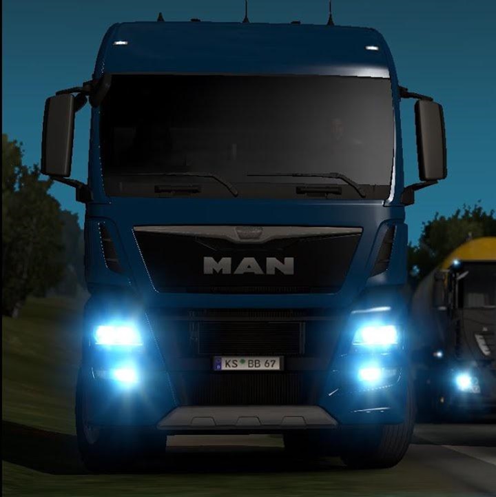 ETS2 – Man Tgx Euro 6 Mavi Xenon Far Modu (1.37.x)