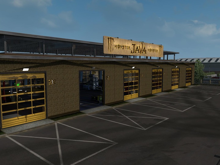 ETS2 – Monster Energy Java Garaj Modu (1.37.x)