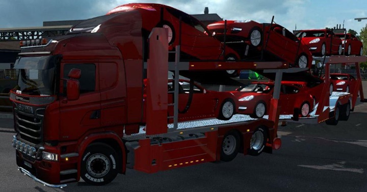 ETS2 – Araç Taşıyıcı Kamyon ve Dorse Modu (1.37.x)