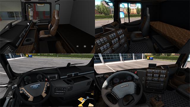 ETS2 – Iveco Stralis & Man Tgx İç Mekan Modu (1.38.x)