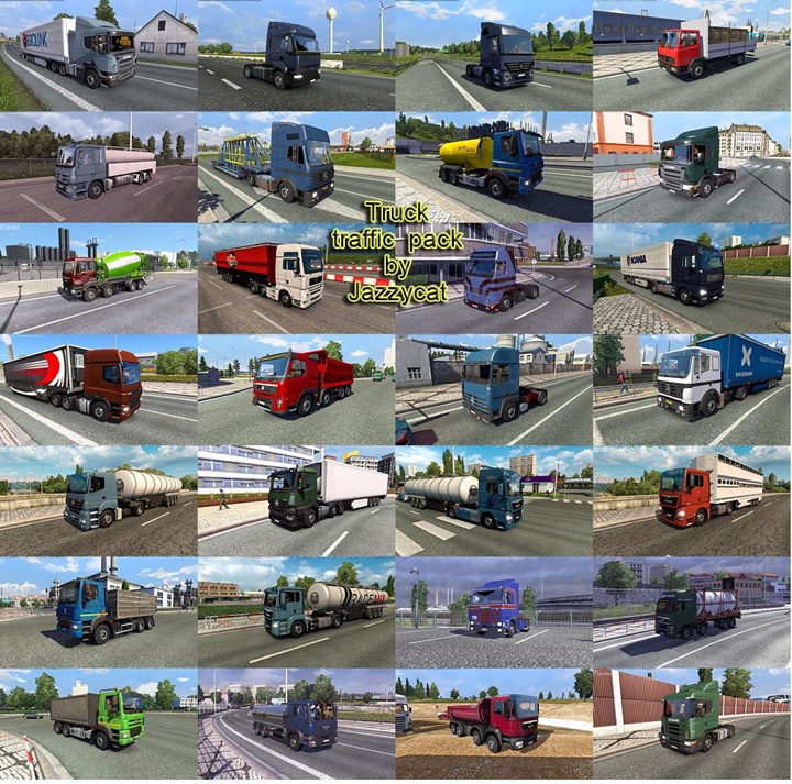 ETS2 – Kamyon Trafik Paketi V4.7 (1.37.x)