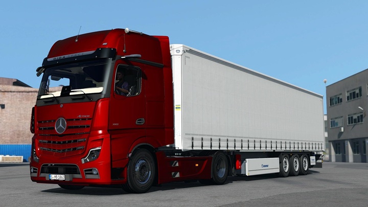 ETS2 – Mercedes-Benz Actros MP5 2019 Kamyon Modu V1.3 (1.38.x)