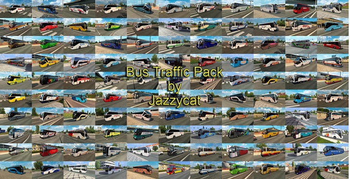 ETS2 – Otobüs Trafik Paketi V9.9 (1.37.x)
