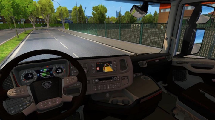 ETS2 – Scania Yeni Nesil Kahverengi İç Mekan Modu (1.38.x)