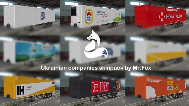 ETS2 – Ukrayna Şirketleri Skin Paketi (1.38.x)