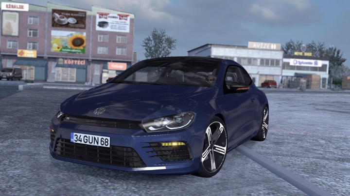ETS2 / ATS – Volkswagen Scirocco R Araba Yaması (1.38.x)