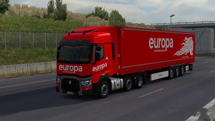 ETS2 – Europa Lojistik Skin Paketi (1.38.x)