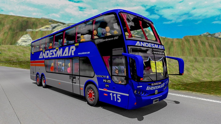 ETS2 – Busscar Scania Panoramico DD Otobüs Yaması V4 (1.38.x)