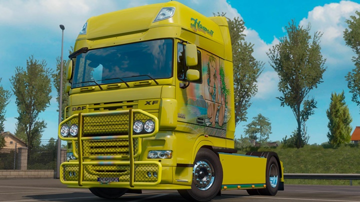 ETS2 – Daf 105 & 106 Ön Koruma ve Skin Taslağı (1.38.x)