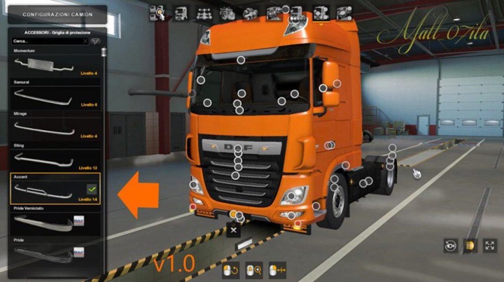 ETS2 – Daf Xf 106 Aksesuar Yuvaları (1.38.x)