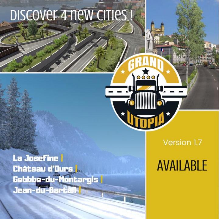 ETS2 – Grand Utopia Haritası V1.9 (1.38.x)