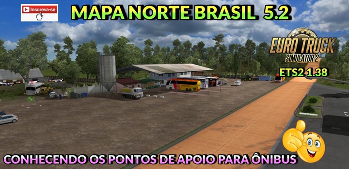 ETS2 – Kuzey Brezilya Haritası V5.2 (1.38.x)