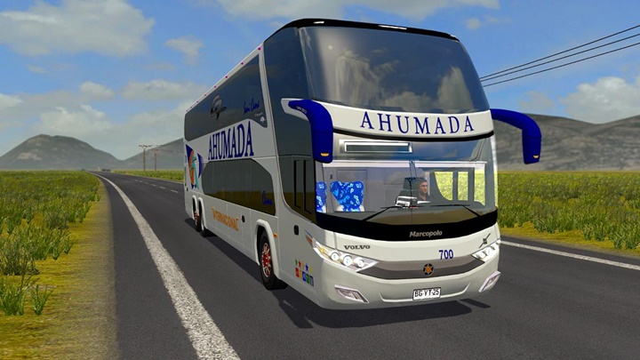 ETS2 – Marcopolo G7 1800 DD Volvo GPBG Otobüs Yaması V2 (1.38.x)