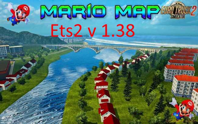 ETS2 – Mario Haritası (1.38.x)