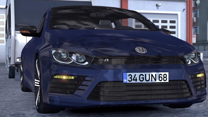 ETS2 / ATS – Volkswagen Scirocco R Araba Yaması (1.38.x)