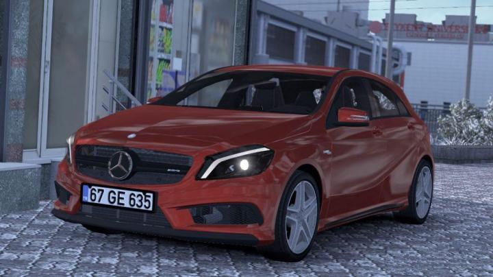 ETS2 / ATS – Mercedes-Benz A45 Araba Yaması (1.38.x)
