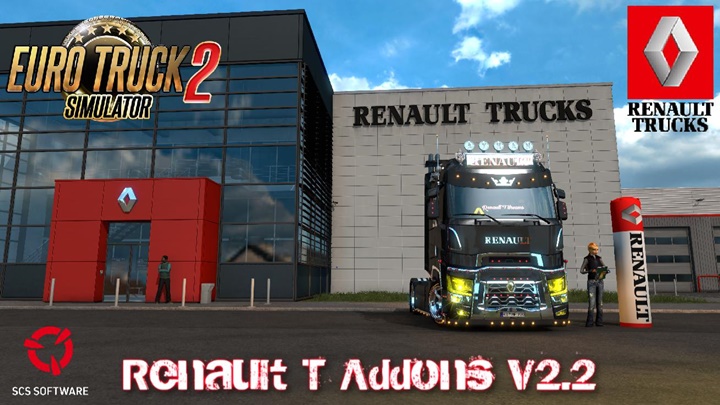 ETS2 – Renault T Eklenti Modu V2.2 (1.38.x)