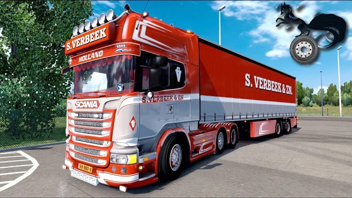 ETS2 – Scania R440 Streamline S.Verbeek Tır Yaması (1.38.x)