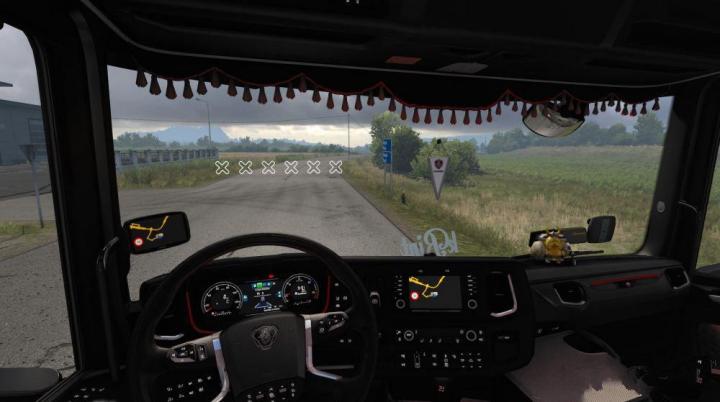 ETS2 – Scania Yeni Nesil Siyah İç Mekan Modu (1.38.x)
