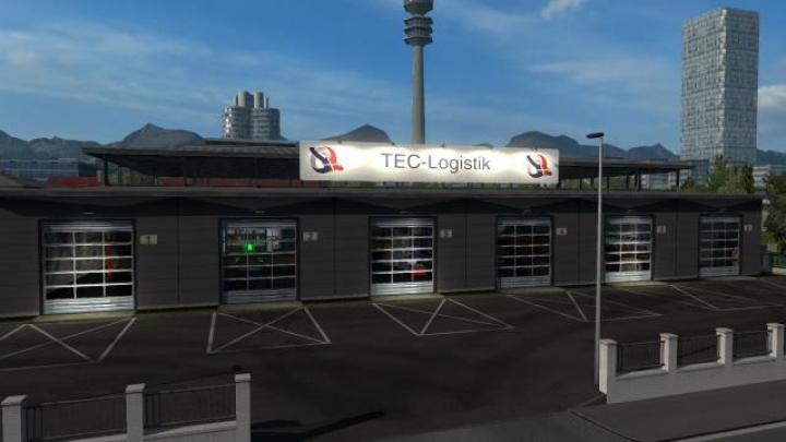 ETS2 – Tec-Lojistik Büyük Garaj Modu (1.38.x)