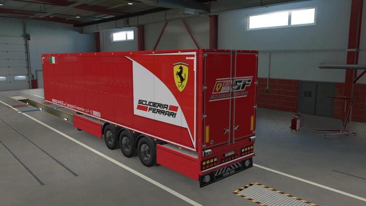 ETS2 – Ferrari Scuderia F1 Dorse Skini (1.38.x)
