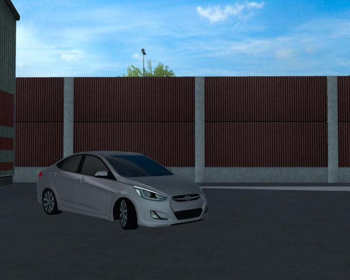 ETS2 – Hyundai Accent Blue 2010 Model Araba Yaması V5 (1.38.x)