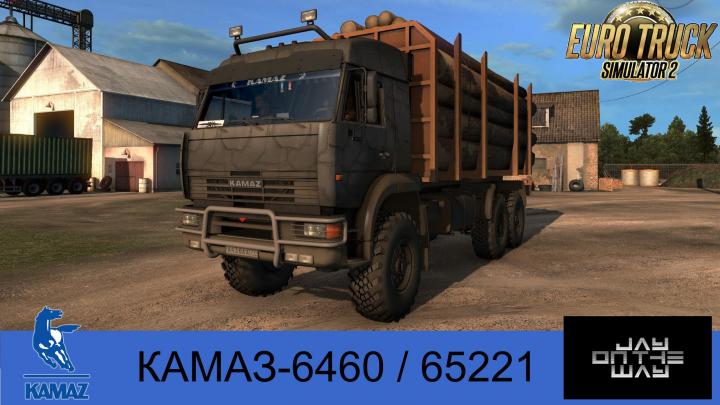 ETS2 – Kamaz 5460 / 65221 + Nefaz-8332 Dorse (1.39.x)