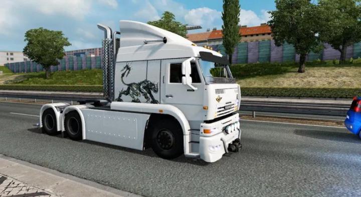 ETS2 – Kamaz 6460 Turbo Diesel V8 Tır Modu V10.10.20 (1.38.x)