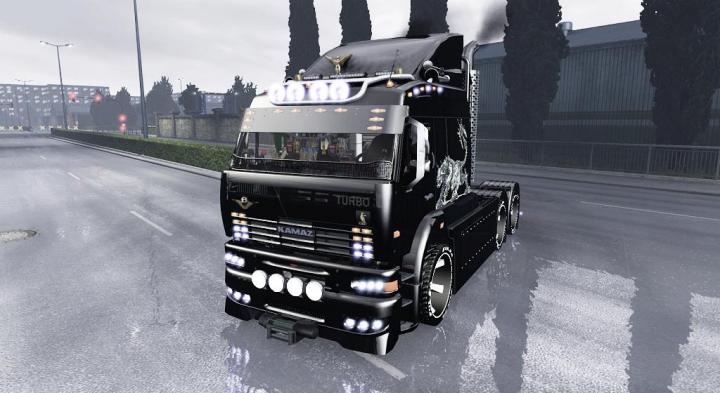 ETS2 – Kamaz 6460 Turbo Diesel V8 Tır Modu (1.38.x)