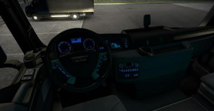ETS2 – Man Tgx Euro 6 Mavi Işıklı Gösterge Paneli (1.38.x)