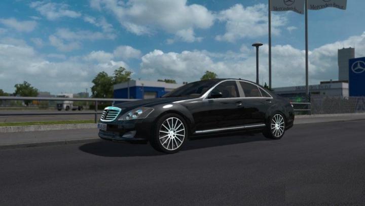 ETS2 – Mercedes-Benz S350 Araba Yaması V3 (1.38.x)
