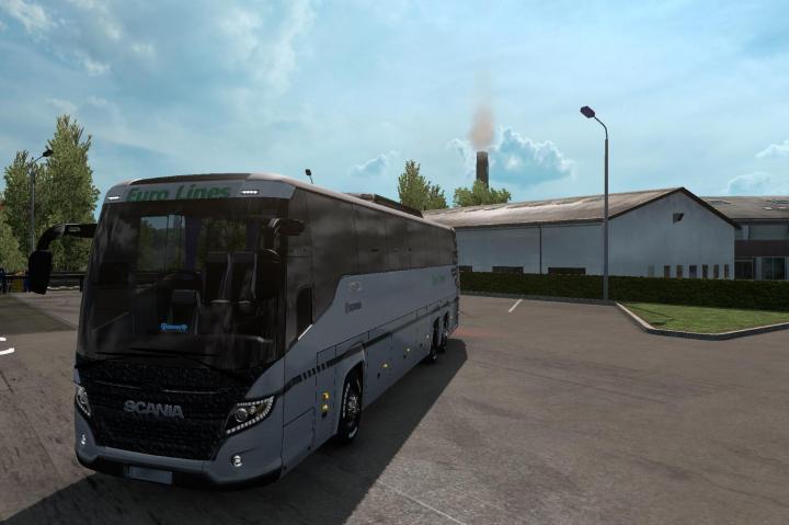 ETS2 – Scania Touring Euro Lines Otobüs Yaması (1.38.x)