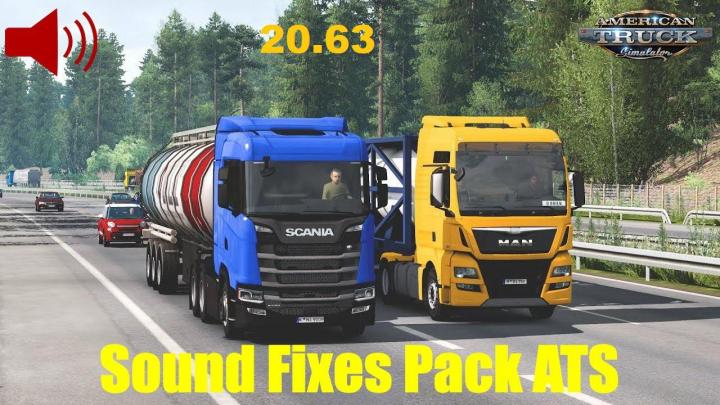 ATS – Gerçek Ses Modu (Sound Fix Mod) V20.63 (1.39.x)