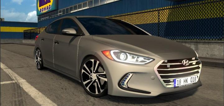 ETS2 – Hyundai Elantra 2017 Model Otobüs Yaması V2 (1.38.x)