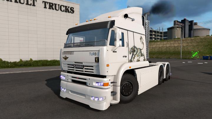 ETS2 – Kamaz 6460 Turbo Diesel V8 Kamyon Modu V02.11.20 (1.38.x)