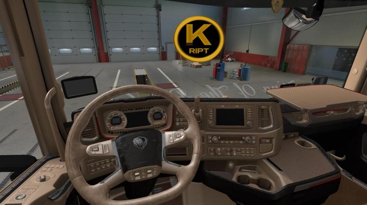 ETS2 – Scania Lüks İç Mekan Modu V1.2 (1.39.x)