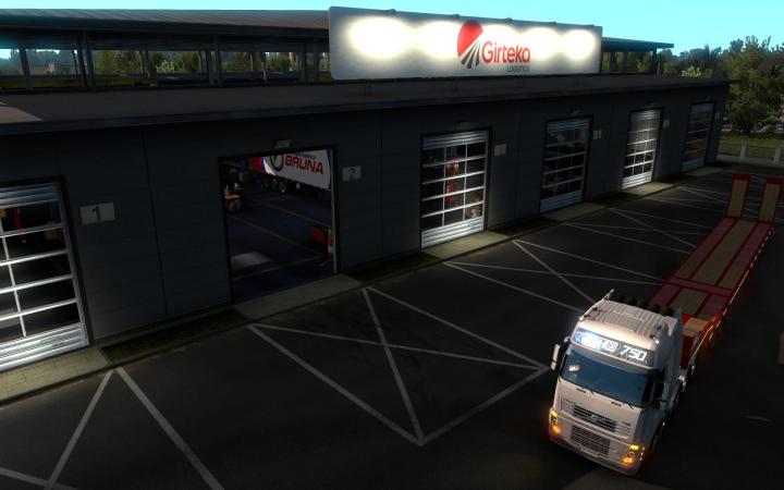 ETS2 – Girteka Lojistik Garaj Modu (1.39.x)