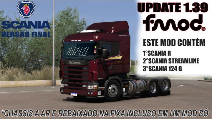 ETS2 – Scania R & S ve 124G Brezilyalı Tır Yaması (1.39.x)