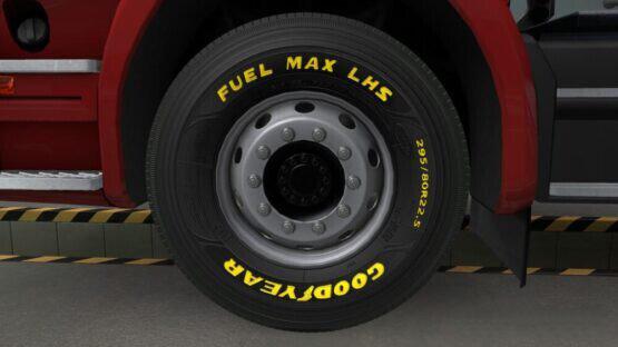 ETS2 – Goodyear Sarı Lastikler V1.1 (1.40.x)