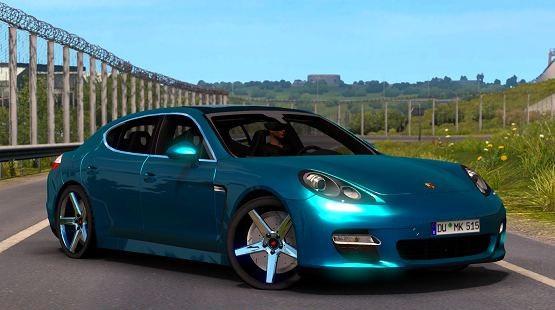 ETS2 – Porsche Panamera Turbo 2010 Model Araba Modu V6.0 (1.40.x)