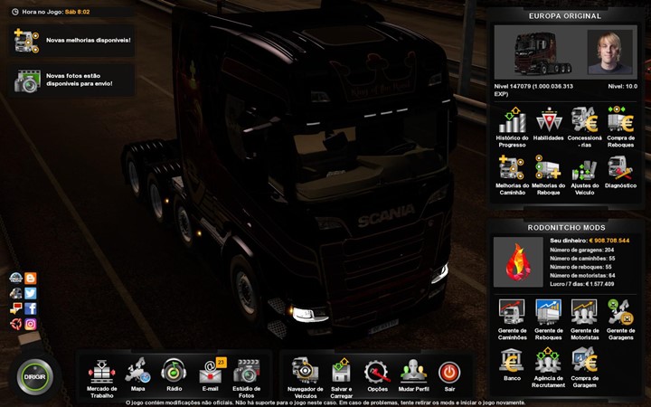 ETS2 – Profil Modu (1.40.x)