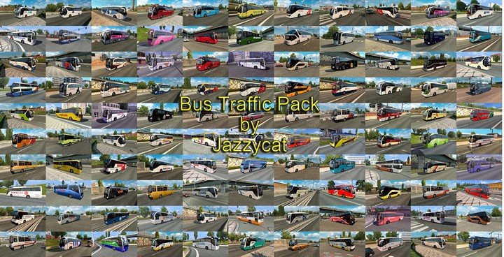 ETS2 – Otobüs Trafik Paketi V11.3 (1.39.x)