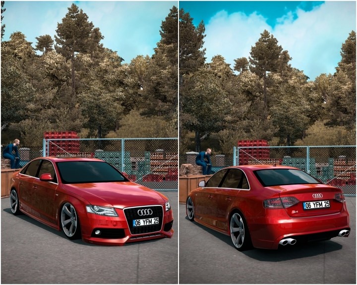 ETS2 – Audi S4 Araba Yaması V2.0 (1.40.x)