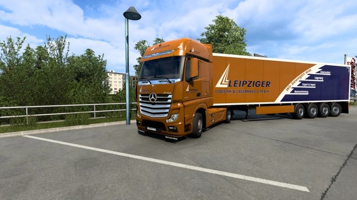 ETS2 – Leipziger Lojistik Skin Paketi (1.40.x)